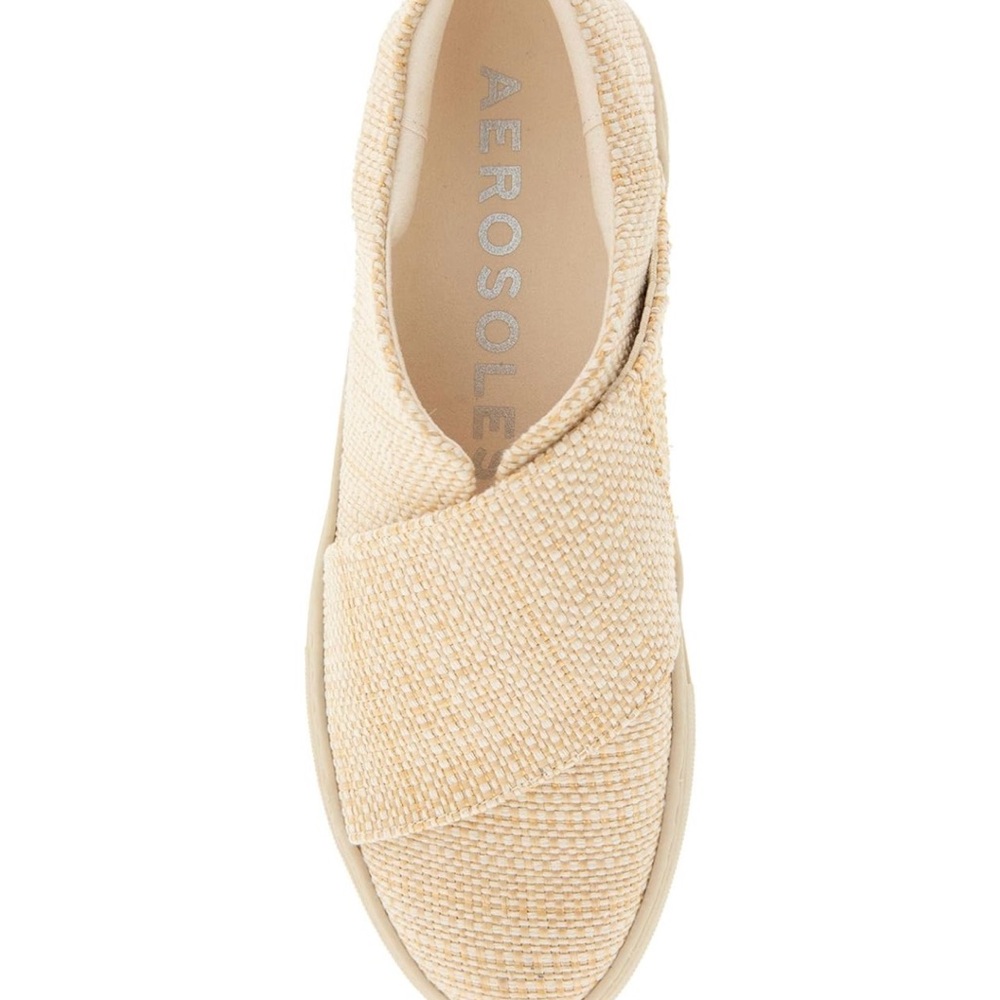 AEROSOLES Beige Slip-On Sneakers - New with box. - Picture 3 of 8